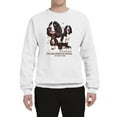thumbnail image 2 of If It's Not an English Springer Spaniel It's Just a Dog Gift | Mens Dog Lover Crewneck Graphic Sweatshirt, White, 2XL, 2 of 3