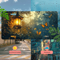 thumbnail image 5 of 1 Pcs 2D Flat License Plate Covers & Frames, Forest with Lantern For Decorative Front, Waterproof For Decoration Aluminum License Plate Covers & Frames Cover For Men Women, 12" X 6", 5 of 7