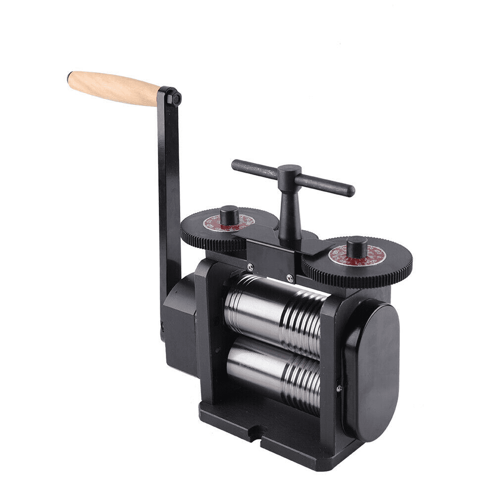 CNCEST 130mm Jewelry Press Tools Manual Jewelry Rolling Mill Machine Flat Roller Nice