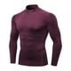 thumbnail image 4 of pstuiky camisas de manga larga para hombre, Camisa deportiva transpirable de manga larga y cuello redondo para hombre, color liso camisetas de hombre xxl, 4 of 4