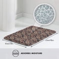 thumbnail image 6 of Bathroom Rugs Non Slip Washable - Paisley Pattern No.90125 Kitchen Mats for Floor, Area Rugs for Entryway Rugs Indoor, Laundry Bathroom Room Door Rug with Rubber Backing 20x31.5in, 6 of 8