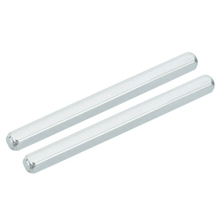 2Pack Door Knob Spindle, 110 x 8mm Door Spindle Replacement Door Handle Parts, Silver