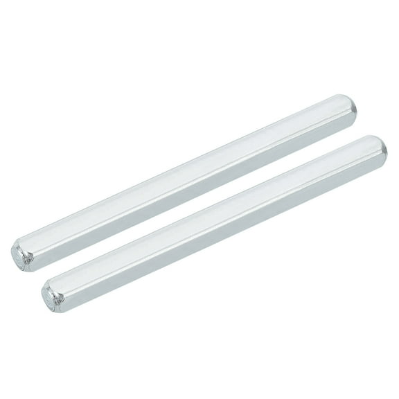 2Pack Door Knob Spindle, 110 x 8mm Door Spindle Replacement Door Handle Parts, Silver