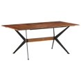 thumbnail image 1 of vidaXL Dining Table 180x90x76 cm Solid Mango Wood, 1 of 4