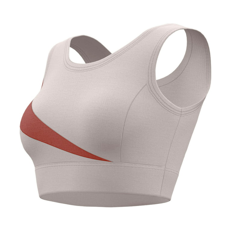 Durtebeua Womens Sport Bras Padded Support Yoga Bra with Removable Cups