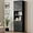 Black, variant on CZMJY Kitchen Pantry Cabinet, 75" Tall Wood Storage Cabinet with Doors and Shelves, 4 Doors Open Countertop Utility Hutch Cupboard for Dining Room Living Room Bathroom Furniture, Light Oak