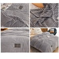 thumbnail image 3 of Cooling Blanket Flannel Fleece Blanket Patchwork Quilt Microfiber Blanket Breathable Lightweight Smooth 47x79IN Bed Cooling System Couch Blankets And Throws Oversized for Sofa Bedroom Living Room, 3 of 3