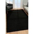 thumbnail image 2 of Malibu Collection Modern Shaggy Area Rug 9x12 Black, 2 of 7