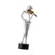 thumbnail image 4 of Figura de violinista intérprete musical de 7,8 pulgadas, escultura de resina, colección de escritorio, adorno de mesa para el hogar, cocina y comedor, 4 of 10