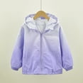 thumbnail image 2 of Vividxx Toddler Rain Jacket Girls Windbreaker Jacket Lightweight Outdoor Raincoat Fall Hiking Coat With Hood For Toddler Youth Kids 9-10 Years, 2 of 7