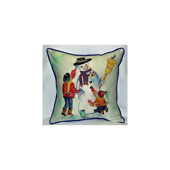 Betsy Drake Interiors Calico Crab Large Indoor/Outdoor Pillow 16x20