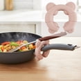 thumbnail image 1 of JZCHUNTOY Multifunctional Silicone Spatula Holder, Heat Resistant Anti Slip Pot Clip for Spill Prevention, Durable Reusable Kitchen Storage Tool, Suitable for Home Kitchen, Restaurant, Cooking Use, 1 of 7