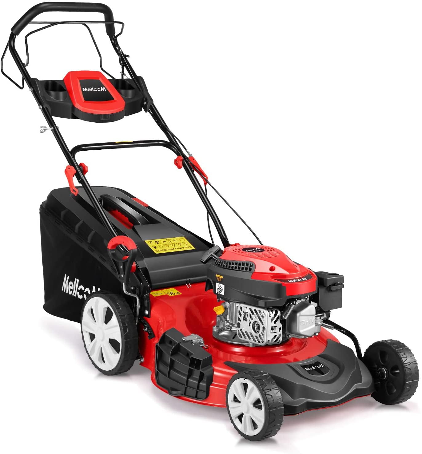 Erommy Self Propelled Lawn Mower 173cc Gas 21". 4in1 Rear Wheel