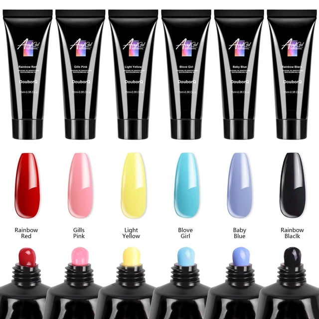 Polvo para uñas DoublorQ Color Nail 15nl, secado rápido, fototerapia, extensor, 15 ml, gel de manicura