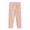Light Pink, variant on Kiijoy Toddler Girls Casual Leggings Solid Color Slim Fit Pull On Pants, Sizes 2-3
