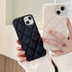 thumbnail image 2 of Estuche de cuero a prueba de golpes con patrón de rombos de lujo para iPhone 14 11 12 13 Pro Max, lindo tarjetero de moda zhangyuxiang LED, 2 of 2