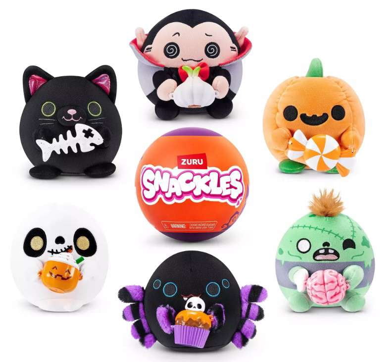 Snackles Halloween Mystery Pack (1 RANDOM Plush)