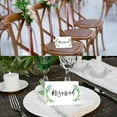 thumbnail image 4 of Koyal Wholesale Minimal Leaves Table Reserved Signs for Wedding Reception, Ceremony, Foldable Table Tent Cards, 16-Pack, 4 of 5
