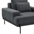 thumbnail image 6 of Modway Proximity Upholstered Fabric Armchair in Charcoal, 6 of 8