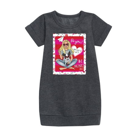 

Barbie - Hello Lovely Barbie - Toddler And Youth Girls Fleece Dress