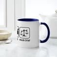 thumbnail image 6 of CafePress - Eat Sleep Mock Trial Mug - 11 oz Ceramic Mug - Novelty Coffee Tea Cup, 6 of 6