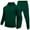 Green, variant on Innerwin Tracksuit Set Solid Color Men Sweatsuit Sports Hooded Athletic 2 Piece Jogging Suits Red S