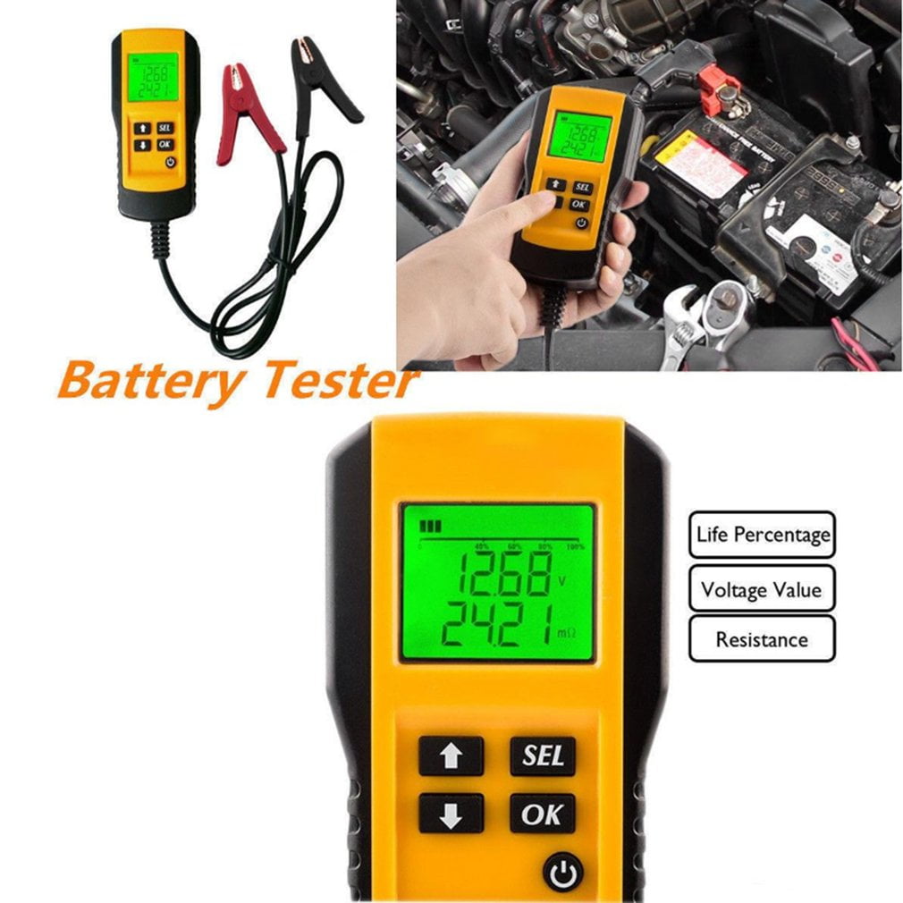 AE300 12V Vehicle Car Digital Battery Test Analyzer LCD Display