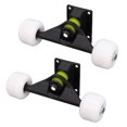 thumbnail image 1 of Ensemble de 2 Camions Planche à Roulettes, Roulements de Roues de Planche à Roulettes Outil Matériel Combo Ensemble de Démarrage, 4 Roues Alliage d'Aluminium 5 Pouces Absorption des Chocs Longboard Camion pour Remplacement, 1 of 7