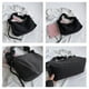 thumbnail image 5 of Bolso de viaje para mujer Bolso de hombro plisado de color sólido Monederos de gran capacidad (Negro), 5 of 9