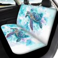 thumbnail image 4 of Pzuqiu Watercolor Sea Turtle Interior Automotive Vehicle Cushion, Anti-Slip Auto Decor Fit for Truck, 4 of 10
