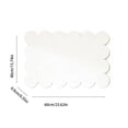 thumbnail image 3 of Ohmyroo Scalloped Border Fabric Bulletin Board Rectangular Note Board Peel And Stick Photo Display For Office Room Decor, 3 of 6
