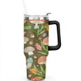 thumbnail image 2 of Neon Mushroom 40oz Travel Mug - Double Wall Design - Spill-Resistant Lid with Dual Drinking Options, 2 of 8