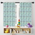 thumbnail image 5 of Blackout Kids Curtains,Blue Cartoon Pegasus Donut Pattern Childrens Insulated Curtains Set Of 2,Bedroom Essentials,Toddler Room Decor 42"x54", 5 of 5