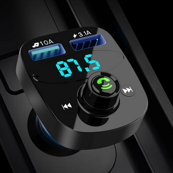 Car Accessories Car MP3 Bluetooth Receiver MP3 Player Lossless Music FM Audio Handsfree Call Car Charger on Clearance