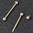 thumbnail image 2 of 2pcs Watch Screw Tube Rods Screw-in Watch Strap Link Rod Connect Rod Repair Tools for Watchmaker - 22mm Inner Diameter (Rose Goldr), 2 of 6