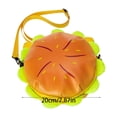 thumbnail image 3 of Dam Crossbody Väska Oxford Tyg Axelväska Flickor Tecknad Hamburgare Messenger Väska Söt Shopping Dejtingväska för Sko, 3 of 5