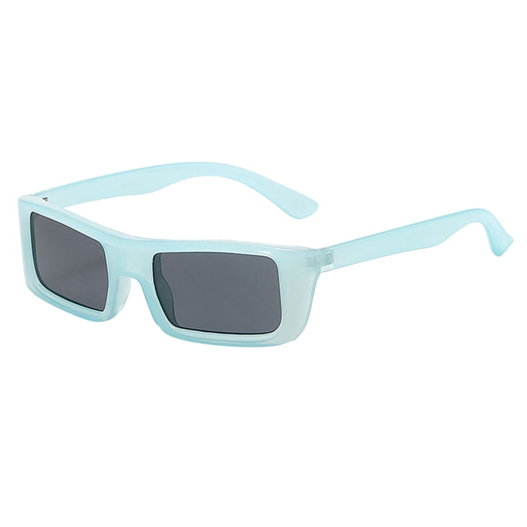 Vintage Rectangular Sunglasses UV400 Protection Retro Driving Glasses Amazon.com: Hycredi Rectangle Sunglasses for Women Men Retro  main image 3