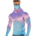 thumbnail image 2 of Yaoyar UPF 50+ Fishing Shirts for Men UV Protection Hoodie Shirt with Neck Gaiter Long Sleeve Quick Dry Hiking Sun Shirts, 2 of 4