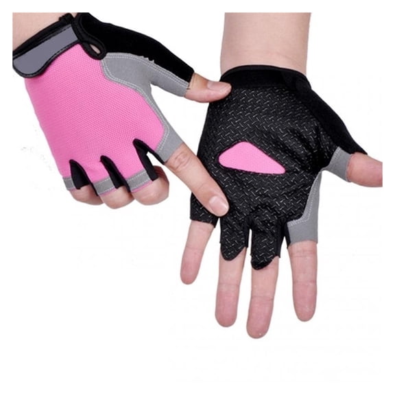 Fitness Gloves Gym Weightlifting Breathable Non-slip Half Finger Cycling Gloves ,Flexible and Comfortable