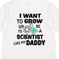 thumbnail image 4 of Inktastic I Want To Grow up To Be a Scientist Like My Daddy Boys or Girls Long Sleeve Toddler T-Shirt, 4 of 5