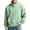 Light Green-8, variant on Solid Color Casual Half Zip Hoodless Sweatshirt Pullover Long Sleeve Athletic Top For Streetwear And