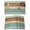 Teal, variant on Farmhouse Teal Brown Placemats Set of 4, Vintage Wooden Striped Placemats for Dining Table, Place Mats for Kitchen Tabletop, Waterproof Wipeable Dining Table Mats Set