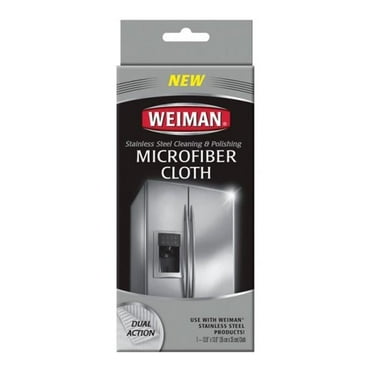 Weiman Stainless Steel Cleaning & Polishing Microfiber Cloth