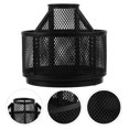 thumbnail image 7 of Raindrops Metal Rotating Pen Holder Desk Organizer for Stationery with Ample Space Black 360° Swivel, 7 of 7