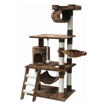 Go Pet Club Cat Tree Furniture 62 in. High