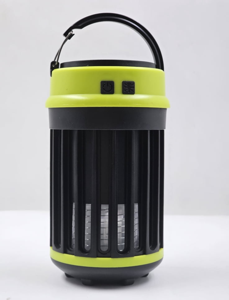 JahyShow 3 in 1 Bug Zapper, Rechargeable Bug Zapper Outdoor Indoor Fly Trap Waterproof, Mosquito Zapper with Emergency Light for Home, Solar Bug Zapper Outdoor for Home, Backyard, Camping