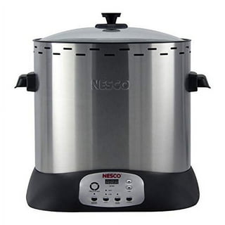 Nesco American Harvest 4816-25-30 Non-Stick 6-Quart Roaster Oven, Stainless  Steel 