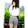 thumbnail image 4 of Biker Short Mujer Unitalla Stretch Shore Dama Chores Gym Talle Alto, 4 of 5
