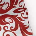 thumbnail image 2 of Simply Daisy 70" W x 73" L Alexys Polyester Shower Curtain, Orange-Red [1 Ct], 2 of 5