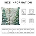 thumbnail image 5 of PRATYUS  Christmas Throw Pillows for Couch Waterproof Throw Pillow Covers Outdoor Pillows for Bed Sofa, Snowflakes with Xmas Tree Decorative Pillows, 5 of 5